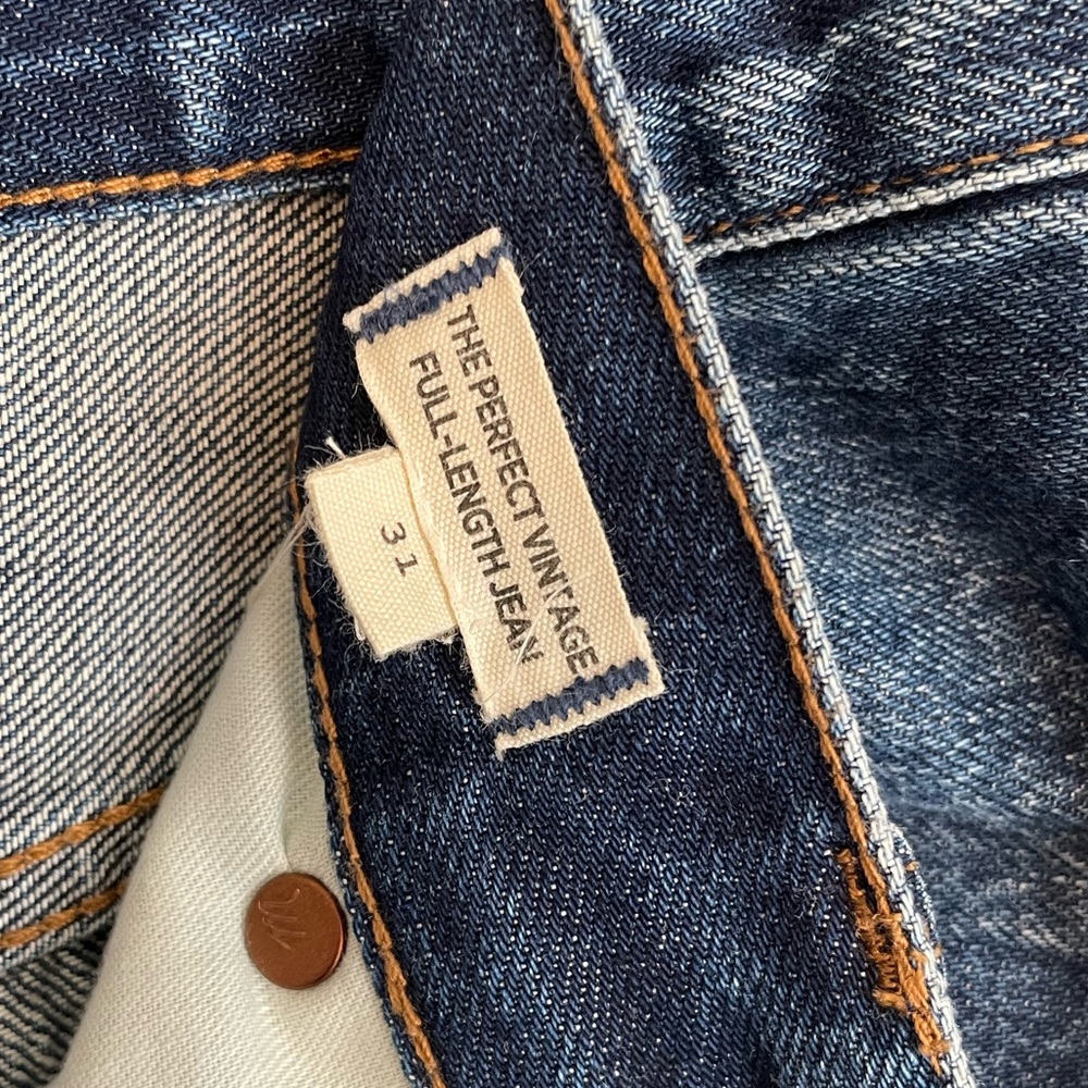 Madewell Perfect Vintage Full Length Jean - Picture 3 of 4